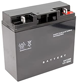 SECURA Gel-Batterie 12V 20Ah kompatibel mit AL-KO T13-74 Lux HVC Rasentraktor