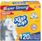 XupZip Drawstring Bin Bags 50L - Heavy Duty Bags - Sturdy Flex Power Trash Bags - Leak-proof Garbage Bags - Easy To Open - Large Bags for Kitchen, Garden, Home Moving (6 ROLLS x 20 (120 BAGS))