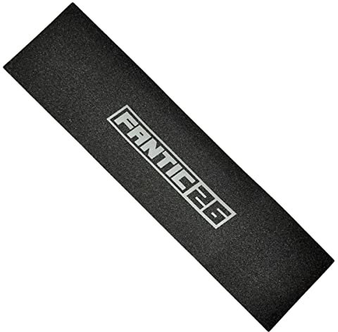 Fantic26 Stunt-Scooter Griptape Ersatz I Park I Kinder I Trick I Tret I Roller I Anti Rutsch Sandpapier 58,5cm I Passend für Decks bis 58,5cm x 15,5cm (Basic Schwarz/Grau)