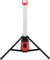 YATO Profi LED Tower Baustrahler mit Steckdose und Stativ, 360° 3800 Lumen, 50 Watt, Höhe: 107 cm, IP44, 5000K Tageslichtweiß, Arbeitsleuchte Baustellenstrahler 360 Grad rundum Arbeitslampe Turm