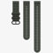 SUUNTO 22 EXP1 Stoff Armband Kompatibel Race, Vertical, 9 Peak Pro, 9 Peak, 5 Peak, Watch Strap Weiches Stoff-Ersatzband 22mm Forest Green M+L
