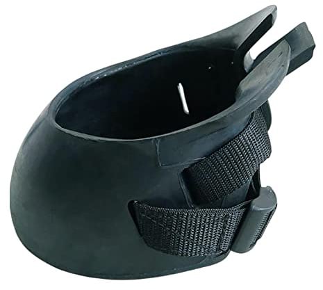 Esquirla Horse Hoof Boots Sturdy Comfortable Protective Cover Equine Hoof Protector Horses Protection Rubber for Riding Training Equestrian Supplies, M