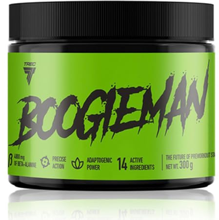 Trec Nutrition BOOGIEMAN Powder - Ultimate Pre-Workout Fuel for Explosive Energy, Muscle Pump, and Endurance Boost - Formulated with Arginine, Citrulline, Beta-Alanine (Grapefruit-Lime)