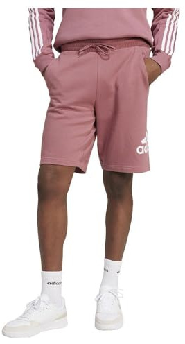 Adidas Homme Essentials Big Logo French Terry Shorts, preloved Crimson, XL
