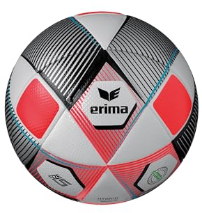 Erima Hybrid Match Spielball silberrot, 5 Ohne Geschlecht