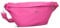 Zwei Damen Hip Bag Mademoiselle.M MH80 Bauchtasche 40 cm 3 Liter, Crossbody Bag wasserabweisend, 3-in-1 Bequeme Brusttasche, Gürteltasche & Hüfttasche (pink)