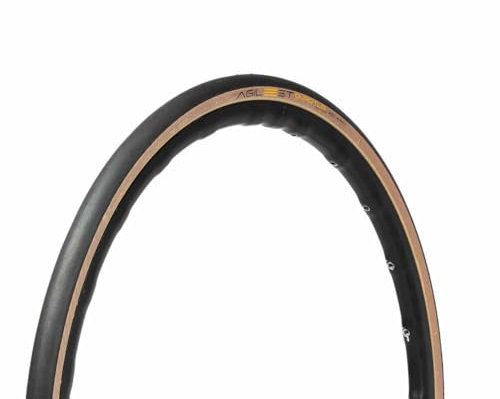 Panaracer Agilest Duro TLR 700 X 25c Black/Amber Reifen, Schwarz/Bernstein