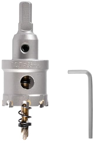 35mm Sega a Tazza In Metallo Seghe a Tazza In Carburo Punta Da Trapano Per Seghe a Tazza Taglio a Foro In Acciaio Inox Per Metallo, Acciaio, Ferro, Legno, Plastica