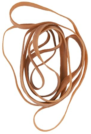 NUOBESTY 96pcs Heavy Duty Industrial Widen Elastic Rubber Bands for Office Supplies Trash Cans Folders Cat Litter Boxes