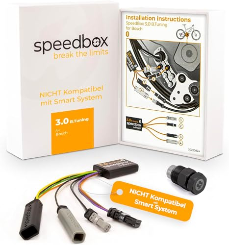 SpeedBox 3.0 B.Tuning kompatibel mit Bosch + Kurbelabzieher! Premium Tuning mit Bluetooth kompatibel mit E-Bikes mit Bosch-Motoren 2017-2024