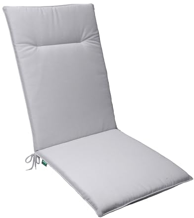 Dehner Gartenstuhl-Polster Veneto für Hochlehner, 69 x 46 x 48 cm, Baumwolle/Polyester/Viskose, beige