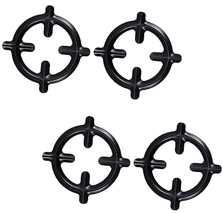 RORPOIR 4pezzi Supporto Per Caffettiera in Ferro Riduttore Per Cucina a Gas Portapentole Resistente Al Calore Durevole Antiscivolo Per Utensili Da Cucina