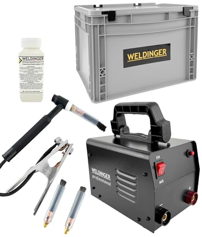 WELDINGER Schweißnahtreinigungsset Clean perfekt CP300 inklusive Elektrolyt & Transportbox