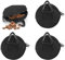 DEANKEJI 4 Pezzi Porta Premietti per Cani Piccoli, Porta Premi Cani, Tessuto Oxford Sacchetto Addestramento Cani, con Passante Triangolare, per Trasportare Dolcetti per Cani (Nero)