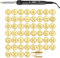 Generic Wood Burner Kit with Alphabet, 26 Letters Copper Mold DIY Wood Burning/Carving Set, Hot Stamps Tool, Brass, Adult, Traditional, Non-Foldable