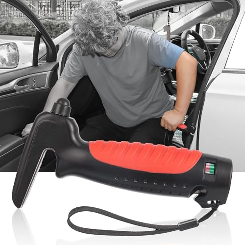 4 in 1 Autogriff-Assistent für ältere Auto-Türgriff-Multifunktions-Auto-Transfer-Hilfe für ältere Menschen aus dem Auto, Auto Cane Tragbarer Fahrzeug-Stützgriff für Senioren, Behinderte, Max 200KG (1)