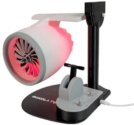 Ventilador de motor turbofan de escritorio, humidificador USB con luces LED, mini para oficina, juegos, decoración de escritorio, enfriador steampunk