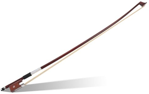 Geigenbogen für Übung 1/4 aus Rosshaar, Braun, für Violine | Arbor Holz und Mongolen Pferdehaar, Klangklarheit und Kontrolle, für Unterricht und Proben