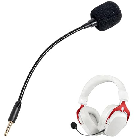 Cloudlink 1PCS Microphone for Turtle Beach Headset Replacement Mic 3.5mm Clear Crystal Sound Noise Isolation for Any Wireless Headset