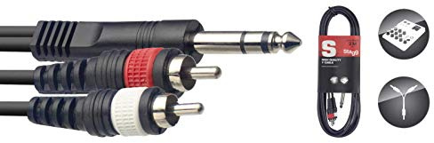 Stagg SYC2/PS2CM E Stereo Splitter-Kabel (2m)