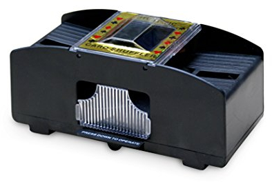 Melangeur De Carte Électronique à Piles - Melangeur de Carte Poker, Uno et Skyjo - Mélangeur de Carte - Mélangeur de Cartes à Jouer et Distributeur de Cartes à Jouer - Mélangeur de Cartes Automatique