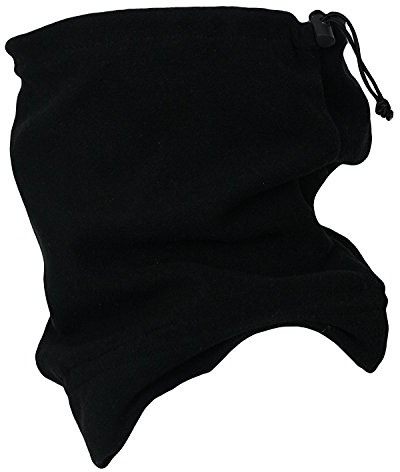 Fleece Snood / Scarf Neck Warmer Black Keep Warm!