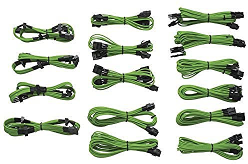 Corsair COR Type3 Sleeved DC Cable Kit - Green