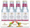 DOUBLE DUTCH Premium Pomegranate & Basil Soda (24 x 200ml Bottles) - Low Calorie, Diet Tonic Water for Gin, Tequila, Vodka, Rum, Cocktails | Gluten Free and Vegan Friendly Soft Drink Perfect Mixer