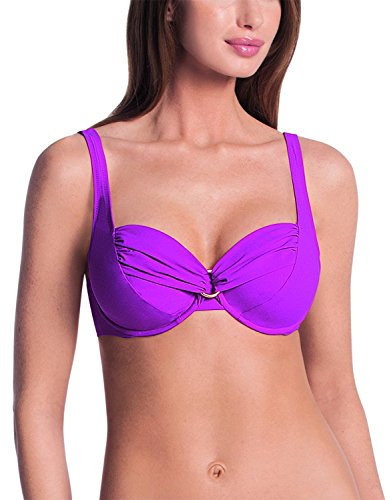 Rosa Faia Bikini Top Donna, Rosa (wild aster 556), 48F IT
