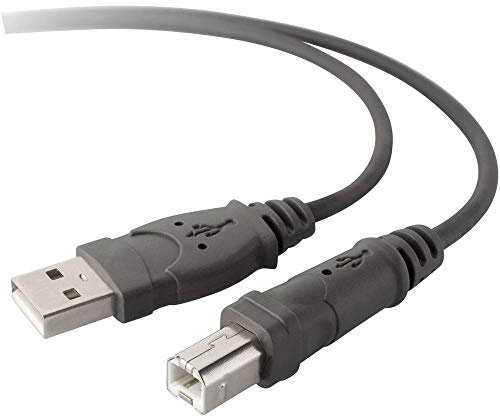 Belkin USB-Kabel USB 2.0 USB-A Stecker, USB-B Stecker 1.80m Schwarz, 3 Stück