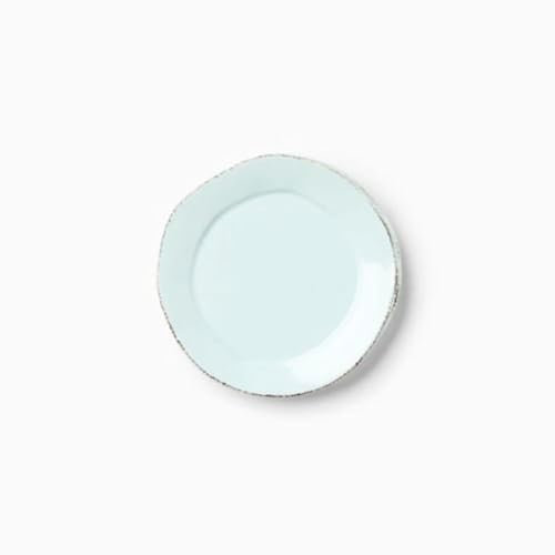 Vietri Lastra Aqua Canape Piatto da 15,9 cm in gres porcellanato, piccolo piatto per servire antipasti