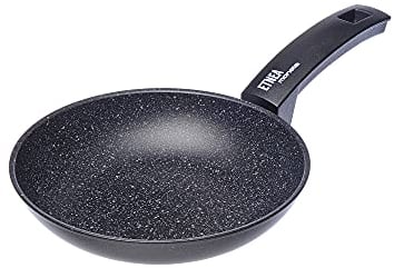 Moneta Etnea Padella, Alluminio, Antiaderente, Nero, 20 cm