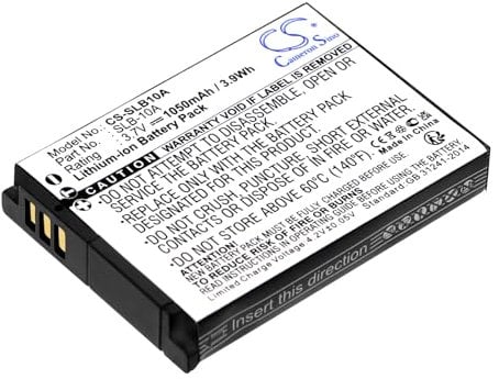 VINTRONS 3.7V Battery for Samsung SLB-10A, PL50, ES55, WB700, TL9, ES63, WB855F, SL202, SL420, PL60