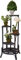 Korb-Outlet Blumenständer/Blumensäule aus Rattan Farbe Dunkelblau DE