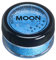 Moon Glow Shaker à paillettes UV néon – Brille brillamment sous un éclairage UV, Bleu, 5 g