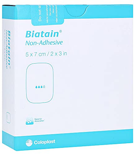 BIATAIN Foam Dressing 5 x 7 cm Non-Adhesive Pack of 10