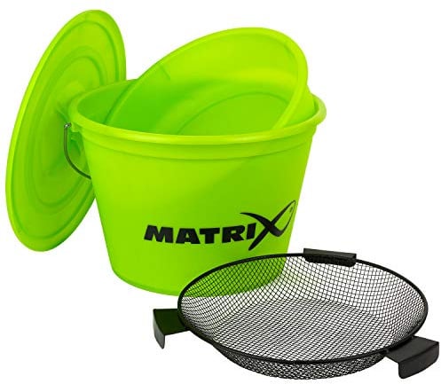 MATRIX BUCKET SET INC TRAY AND RIDDLE LIME - GBT020