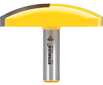 Yonico Fresa de corona horizontal de 3 pulgadas de diámetro, mango de 1/2 pulgada