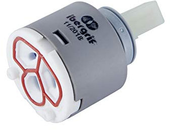 Ibergrif M90511, Cartucho Termostático con Regulador de Temperatura 40 mm