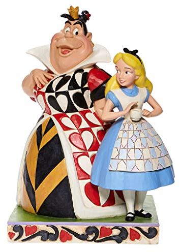 Jim Shore Disney Traditions Alice im Wunderland 'Chaos und Neugierde' Figurine, bunt, 14 x 15 x 20 cm, 6008069