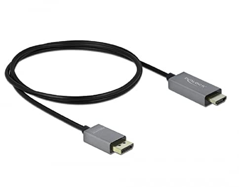 DeLOCK Active DisplayPort 1.4 to HDMI Cable 4K 60 Hz (HDR) 1 m