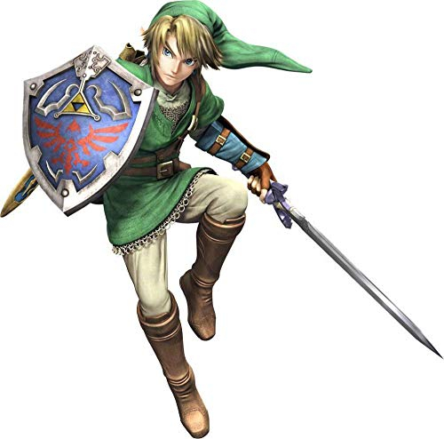 HUJL Wandtattoo Link Aufkleber die Legende von Zelda Abnehmbare Wandaufkleber Home Decor Art Wandbild Riesig