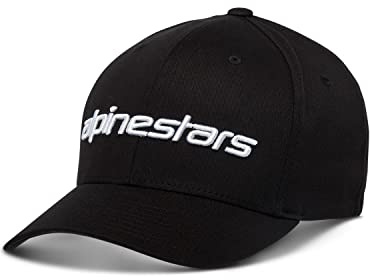 Alpinestars, Linear, Baseball Kappe, Schwarz-Weiss, S/M, Mann
