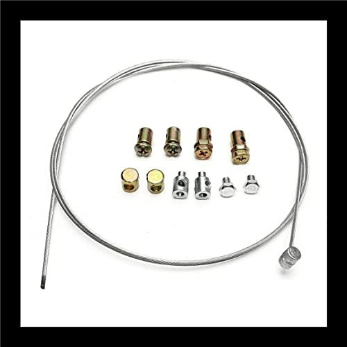 TERAM LOISIRS Cable de Frein pour Vélo Moto Scooter Quad Universel 1 Metre + Serre Cable Neuf France