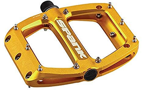 Spank Pedales Spoon Reboot S Gold Fahrradpedale, goldfarben, S 90x105mm