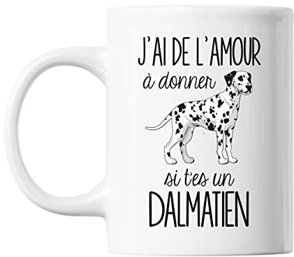 Mug Amour à donner Dalmatien