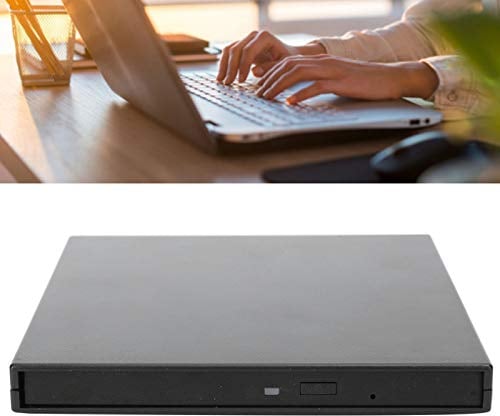 Yosoo Health Gear External Hard Drive, Optical Drive Enclosure Ultra Slim Portable External Hard Drive Computer Laptop Storage Kit Compact High Speed VCD DVD CD External Drive for Laptop PC