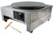 Futchoy - Crepa profesional con cuchara de madera 3000 W, crepera antiadherente, temperatura ajustable 50-300 ℃, para crepes, φ400 mm, moderno, profesional, acero inoxidable