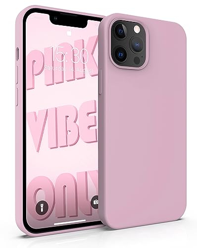 MyGadget Coque Compatible avec Apple iPhone 12 | 12 Pro - Case Protection Rigide Anti Choc avec Doublure Microfibre - Rose