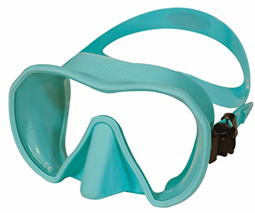 BEUCHAT Maxlux S Tauchmaske - Schnorchelmaske - Apnoe - Unterwasserjagen, Ice Blue, Einheitsgröße